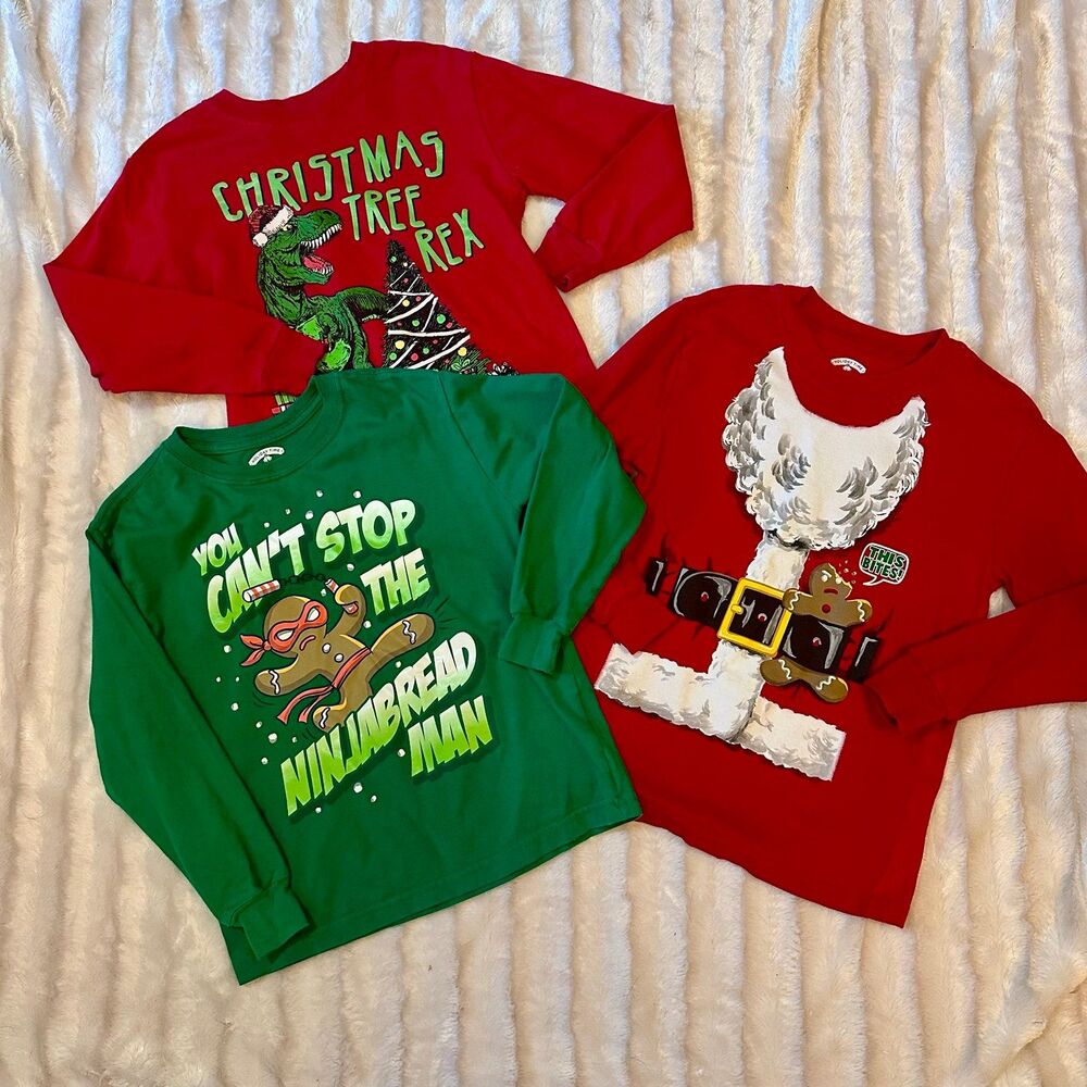 Boy’s Christmas Shirt Bundle Size 6